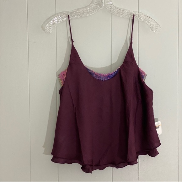 Free People Turn It On  Vetiver Bloom Camisole - Picture 7 of 7